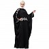 Party wear Kaftan abaya with embroidery work- Black